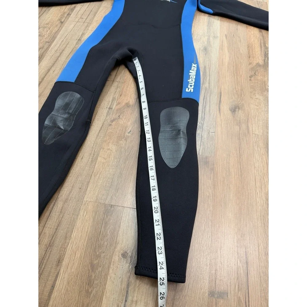 ScubaMax 3mm Wetsuit Size 14 Youth Full Body Diving Surf‎ Suit Black Blue